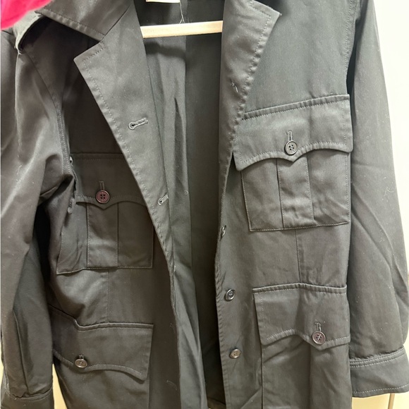 Yves Saint Laurent Dark Blue Military Jacket - Picture 3 of 4